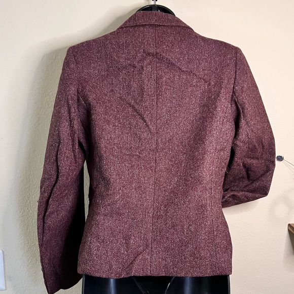 CASA DE LANA | Vintage! Wool Blazer Tweed Peacoat Jacket - Picture 2 of 5